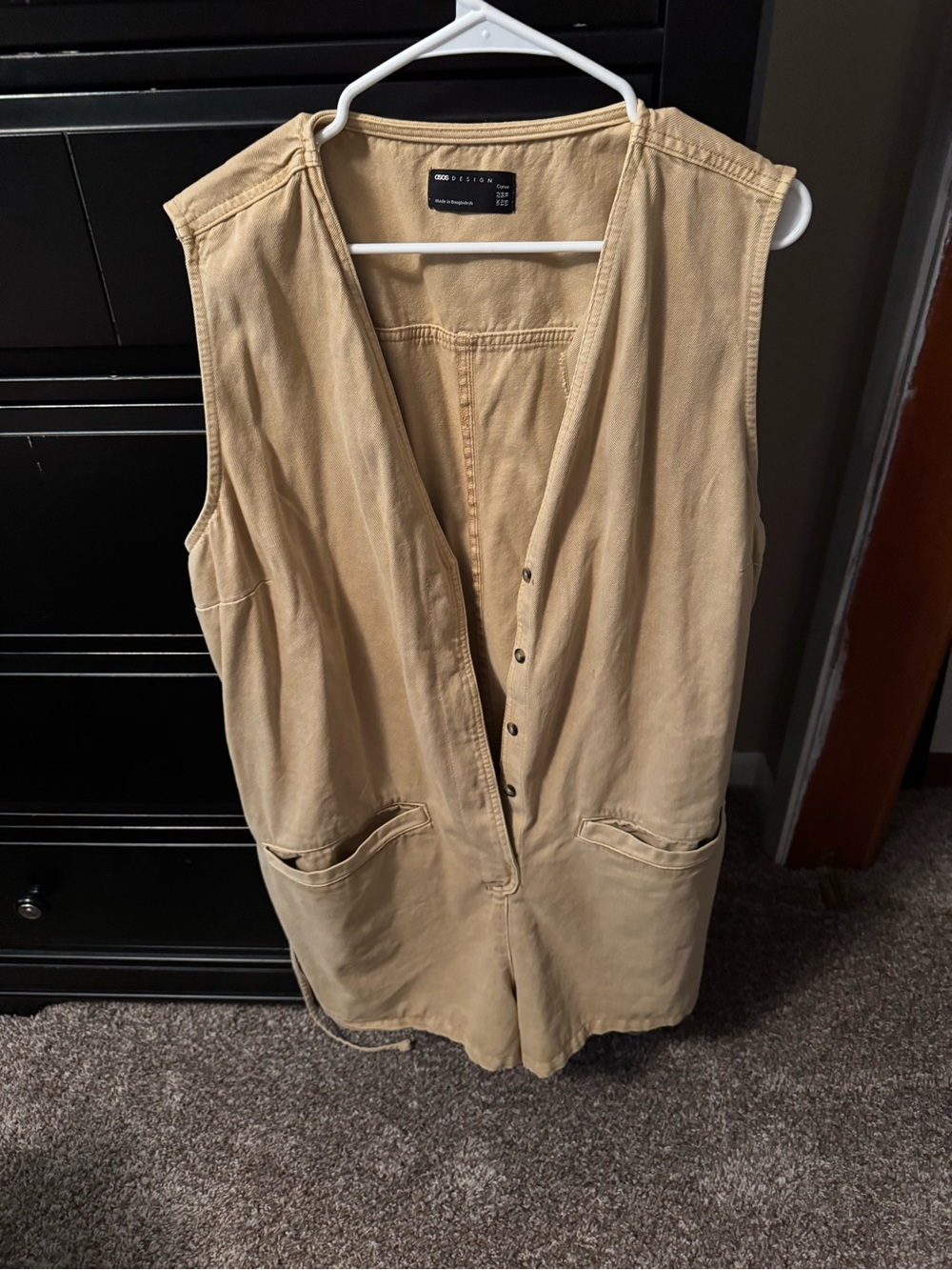 ASOS Beige Utility Romper - Picture 3 of 7